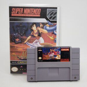 Disney's Aladdin Super Nintendo SNES Authentic Tested & Working Cartridge